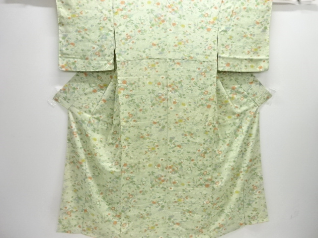 JAPANESE KIMONO / ANTIQUE KIMONO / TAISHO ROMAN / FLOWER 